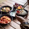 thumbnail image 3 of Stainless Steel Ti-coated Tableware Set Outdoor Portable dinnerware Kit Camping, 3 of 8