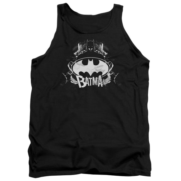 Batman Grim & Gritty Adult Tank Top Black
