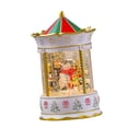 thumbnail image 4 of Caja de música navideña, bola de nieve, colección navideña con luz, decoración navideña brillante para fiestas en interiores, 4 of 9