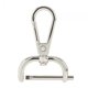 thumbnail image 2 of Swivel Snap Hooks Replacement DIY Crafts Trigger Clips Swivel Lobster Clasps 25mm Silver, 2 of 5