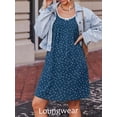 thumbnail image 5 of Avidlove Nightgowns for Women Pleated Sleep Shirts Lace Trim Neck Sleep Dress Short Sleeve Night Shirts, 5 of 7