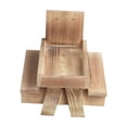 thumbnail image 1 of Comedero para ardillas, mesa de madera para pájaros, con tuercas colgantes, ventana para pájaros, comedero para jardín, Patios, loros al aire libre Marrón, 1 of 10
