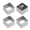 thumbnail image 1 of Molde para anillos de crumpet, molde de acero inoxidable para mousse, muffins, crumpet, mousse, molde para anillos, muffins, tartaletas, resultados impresionantes, 1 of 12