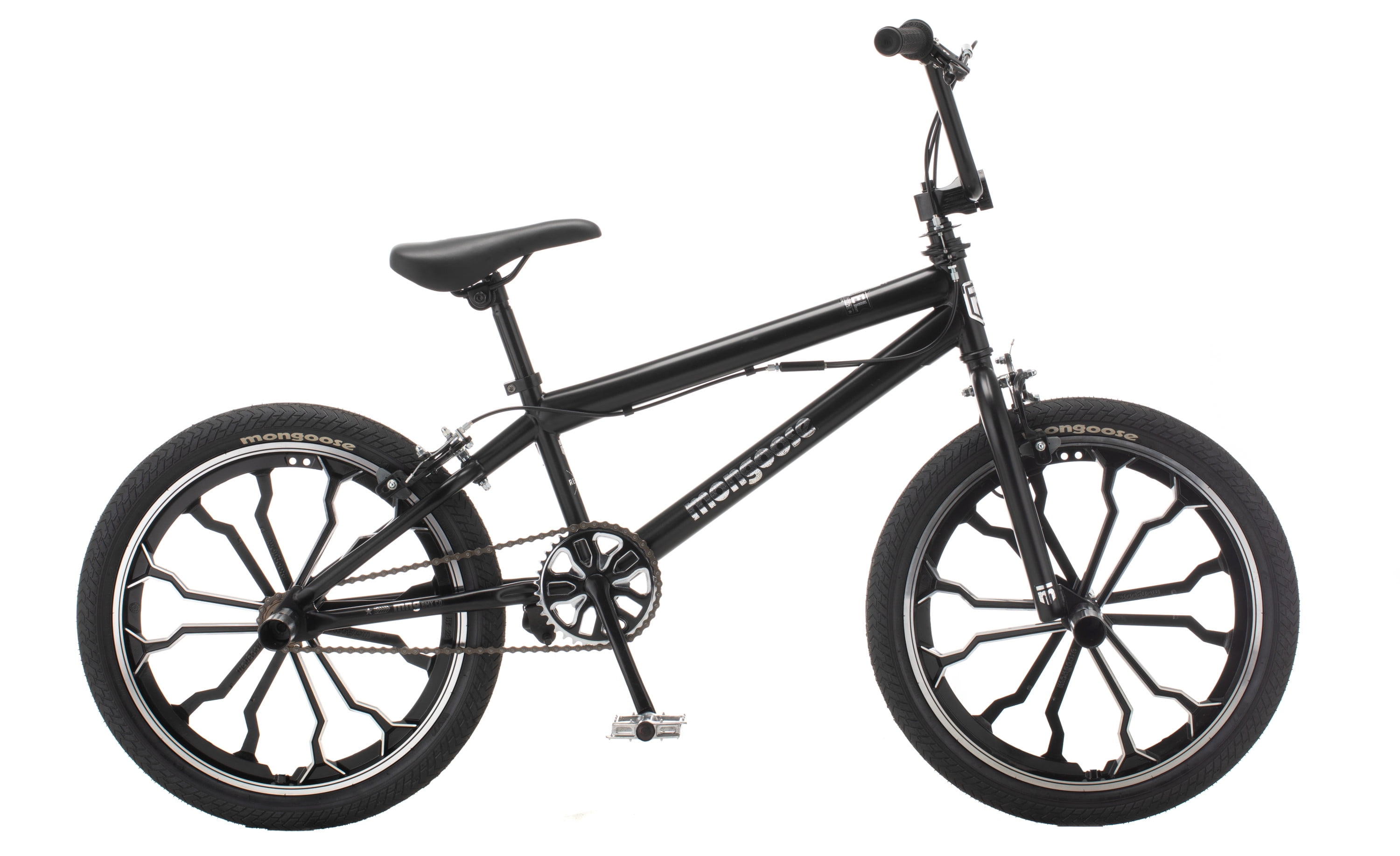 Mongoose 20-in. Rebel BMX Kid's Bike, Ages 7-13, Black