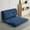 Blue, variant on MUZZ 4 in 1 Folding Floor Sofa Chair, Single Lazy Couch Bed with Adjustable Backrest & Headrest, Convertible Chair Bed for Reading, Sleeping,Gaming, Green