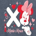 thumbnail image 3 of Mickey & Friends - Xo Minnie Mouse - Women's Short Sleeve Graphic T-Shirt, 3 of 5