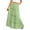 Green, variant on Girls Boho Maxi Skirt Casual Elastic High Waist Summer Dress Swing Tiered A Line Dress for Teens Girls Size 4-15 Years