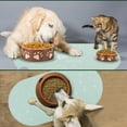 thumbnail image 2 of kurtrusly Food Grade Silicone Bowl Mat High Protection Easy To Clean Wide Application Cats Bowl Mat 1Set, 2 of 6