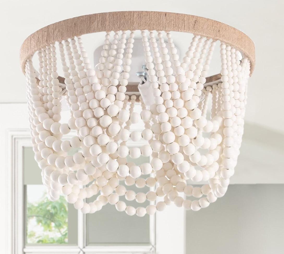 Aiwen Stylish Beads Chandelier, Modern Creative Ceiling Light for Living Room Bedroom Kitchen