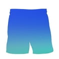 thumbnail image 4 of Feledorashia Hawaiian Shorts for Mens, Fashion Casual Gradient Printed Shorts with Pocket, Summer Holiday Beach Pool Party Shorts, 4 of 6