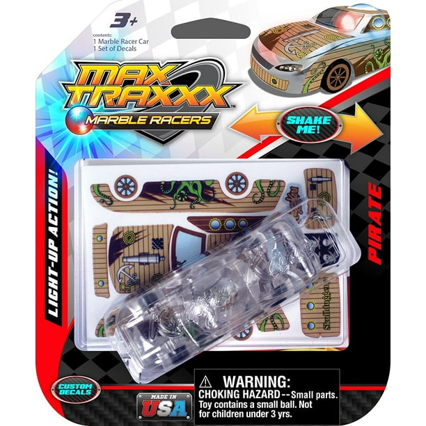 Pirate Light Up Marble Tracer Racer Gravity Drive Car, Max traxxx brings you the coolest racing