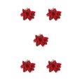 thumbnail image 2 of Injueey Ornamento de la casa de campo de la decoración de la simulación artificial de la flor de la Navidad Type2 NO2, 2 of 6