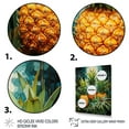thumbnail image 3 of Designart "Dotted Pineapples in the Tropics I" Farmhouse Canvas Print, 3 of 5