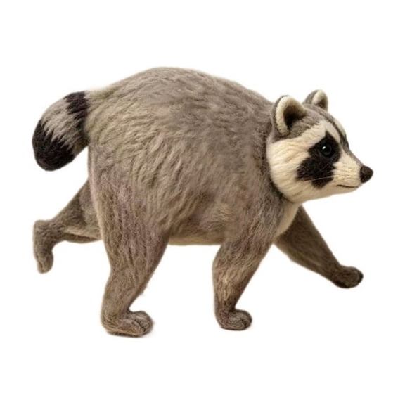Cthrlog Stuffed Animal Raccoon Plush Toy, Cute Bedtime Soft Plushies Weighted Stuffed Animals Gifts, Realistic Funny Design Huggable for Kids Toddlers Birthday Christmas, 11 Inch Soft Plush
