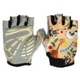 thumbnail image 2 of Cheers.US Girls Boys Non-Slip Cycling Gloves Shock-Absorbing Bicycle Scooter Bicycle Riding Fingerless Gloves Children Kids Breathable Sports Gloves for Bike Skateboard Roller Skating Biking Climbing, 2 of 7
