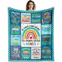 Teacher Gifts for Women Men, Teacher Appreciation Gifts for Teachers Blanket 60"X50", Thank You Best Teacher Gifts for Teachers, Back to School Gifts for Teachers