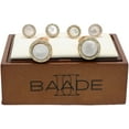 thumbnail image 1 of Baade II Bouton de Manchette Rond en Argent Sterling Allemand pour Hommes 407-0400, 1 of 1