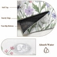 thumbnail image 6 of Spring Flowers Area Rugs 4'x6', Washable Small Throw Rugs for Office Bathroom, Colored Birds Country Floral Leaves Botanical Indoor Outdoor Rug Non-Slip Low Pile Carpet Runner Reversible Floor Mats, 6 of 8
