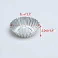 thumbnail image 2 of Tono Plateado Aluminio Molde Huevo Pastel 10 Piezas, 2 of 7