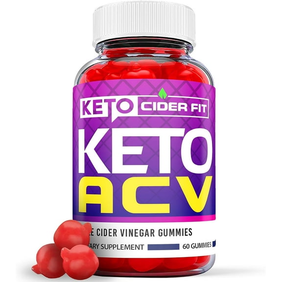 (1 Pack) Keto Cider Fit Keto ACV Gummies - Supplement for Weight Loss - Energy & Focus Boosting Dietary Supplements for Weight Management & Metabolism - Fat Burn - 60 Gummies