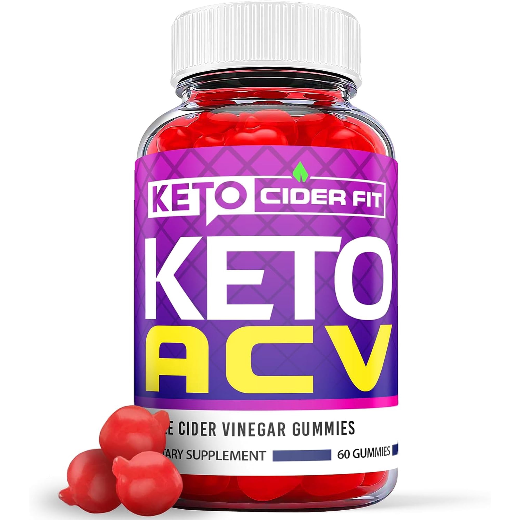 (1 Pack) Keto Cider Fit Keto ACV Gummies - Supplement for Weight Loss - Energy & Focus Boosting Dietary Supplements for Weight Management & Metabolism - Fat Burn - 60 Gummies