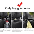 thumbnail image 3 of Gancho para reposacabezas de coche con soporte para teléfono, paquete de 2 ganchos mejorados 2 en 1 para asiento trasero de coche, perchas de rotación de 360°, vehículo universal, 3 of 5