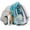 Green, variant on Halinfer Dual Expandable Pet Carrier Backpack for Cat and Small Puppy, Black, 20 lb Limit