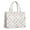 White Princess Castle, variant on Large Capacity Tote Bag,White Princess Castle Pattern Handbag Fashion Luxury Tote Bag,15.7"x13"x 5.1" Inches,Laptop Compatible