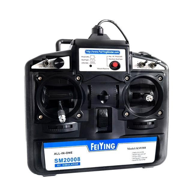 Mando 8CH Simulador de USB G8 Transmisor SM600 / Receptor SM20008 Modo de Radio Multicóptero1