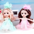 thumbnail image 3 of Babysbule 6 inch Mini Doll with 13 Movable Joints and Changeable Outfit Girl Toy, 3 of 7