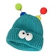 thumbnail image 1 of Gorro de punto de pequeño monstruo, portátil, suave, decorativo, con ojos de dibujos animados, accesorio para cosplay para niñas Azul brillante, 1 of 9