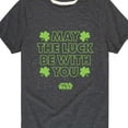 thumbnail image 3 of Star Wars - St. Patrick's Day May Luck Be With You - Toddler And Youth Short Sleeve Graphic T-Shirt, 3 of 5