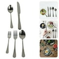 thumbnail image 5 of Troglfold forks 1 Set of Western Food Cutlery Kitchen Food Spoons Metal Steak Fork Stainless Tableware,9.06"X0.79"X0.12", 5 of 10