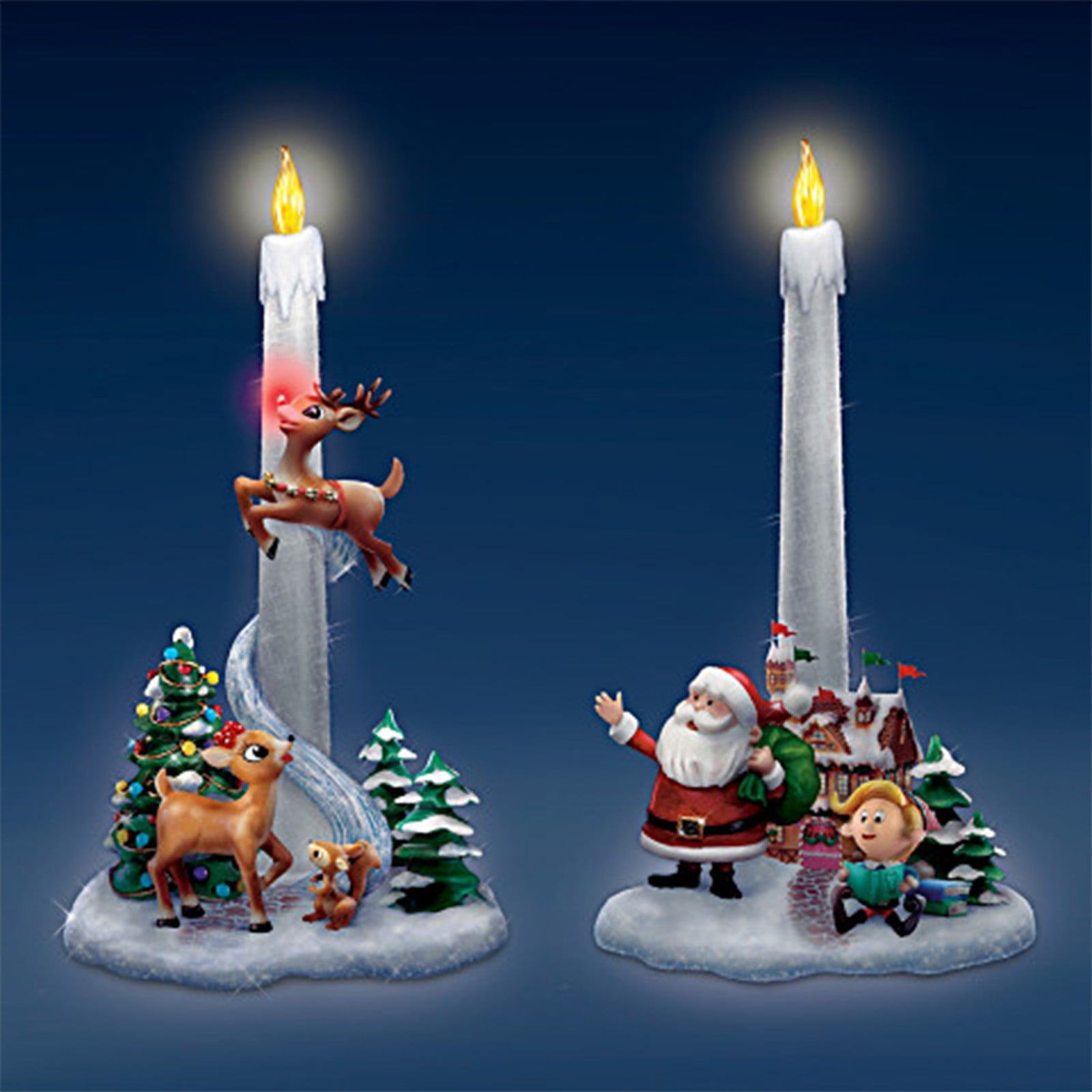 Rong Yun Santa's Guiding Light Flameless Candle Set Christmas