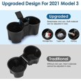 thumbnail image 5 of Tesla Model 3 Model Y Centre Console Cup Holder, Insert Drink Holder Car Cup Holder Bottle Stand Afortunado Sencillez, 5 of 5