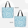 thumbnail image 2 of Fotbe Blue Snake Bolsa Tote con Estampado para Mujer, Bolsos con Cremallera, Bolsa de Hombro Casual de Gran Capacidad con Bolsillos Internos, 2 of 7