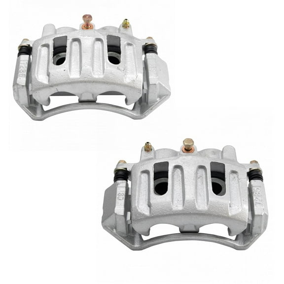 TRQ Front Brake Caliper Set Compatible with 1997-2001 Ford F-150 2002 Lincoln Blackwood