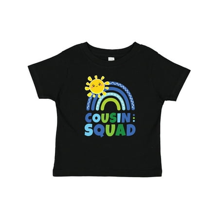 

Inktastic Family Cousin Squad with Blue Rainbow Gift Baby Boy T-Shirt