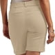 thumbnail image 5 of Pantalones cortos elásticos de cintura alta con bolsillos para mujer - Ropa informal elegante para el trabajo, poliéster, tallas 4-12 EE. UU., tallas grandes disponibles, 5 of 8