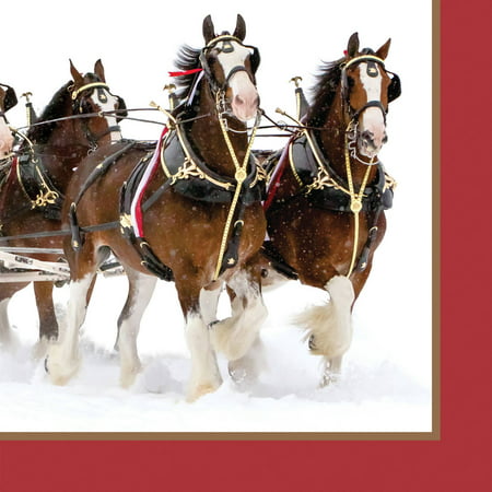 Happy Birthday 'Budweiser Clydesdales' Small Napkins