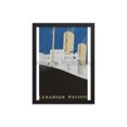 thumbnail image 3 of Canadian Pacific Steamship Company, 1932. Framed Vintage Travel Poster, 3 of 11