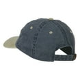 thumbnail image 3 of American Flag Embroidered Washed Two Tone Cap - Navy Khaki OSFM, 3 of 5