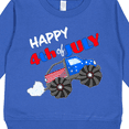 thumbnail image 3 of Inktastic Happy Fourth of July Monster Truck Toddler Sweatshirt, 3 of 4