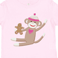 thumbnail image 4 of Inktastic Sock Monkey Gingerbread Boys or Girls Toddler T-Shirt, 4 of 5