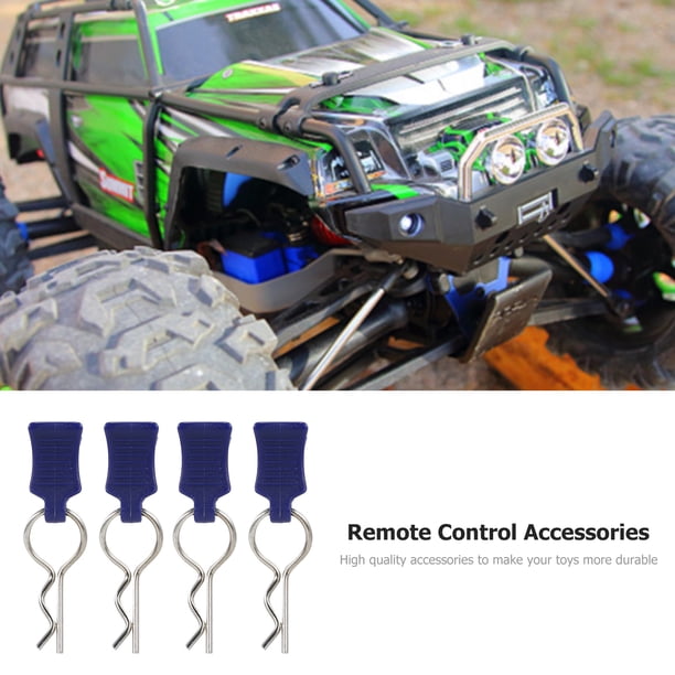 4x Clips de carrocería R Pin con soporte para 1/10 1/12 Redcat Axial RC4WD RC Crawler Car