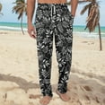 thumbnail image 2 of Difdany Men's Knit Pajama Pants Soft Lounge Bottoms with Pockets Matching PJ Pants, 2 of 7