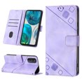 thumbnail image 1 of Compatible with Motorola Moto G52 Classic Embossed PU Leather Case with Card Holder Shockproof Cover, 1 of 5