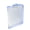 Blue, variant on Yellow Yellow Clear Zipper File Folder With Metal Clip A4 Size Waterproof Wrist Strap For Office School Exam Papers