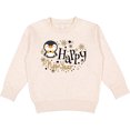 thumbnail image 2 of Inktastic Happy New Year with Cute Penguin Toddler Sweatshirt, 2 of 4