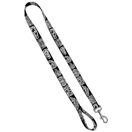 Moose Pet Wear Leash 1inch by 6 feet, Deluxe: Northwest Totem